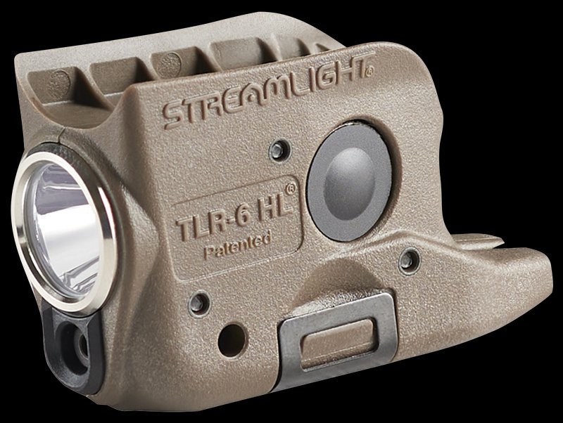 Streamlight TLR-6 HL Rechargeable Gun Light Glock 42/43 FDE