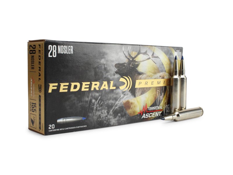 Federal Premium 28 Nosler 155 Gr Terminal Ascent Ammunition