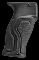 FAB Defense Gradus AK Pistol Grip Rubberized 15-Degree Reduced Angle FXGRADUSAKB