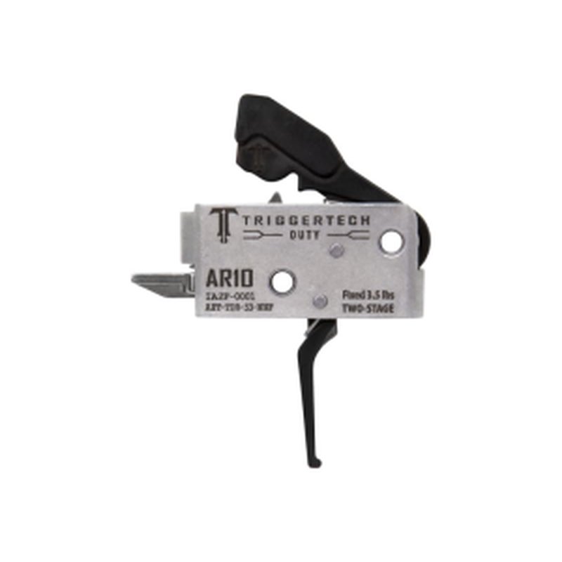 TriggerTech AHTTDB33NNight Fision Duty Flat Trigger Two-Stage 3.50 lbs Draw Weight Fits AR-10