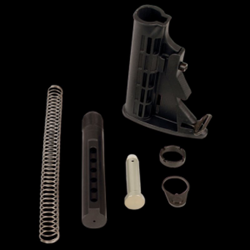 LBE Unlimited MILSTKKT 6-Position AR-15 M4 Mil-Spec Stock Kit (Black Synthetic)