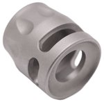 True Precision 9mm Mini Compensator 1/2x28 Stainless