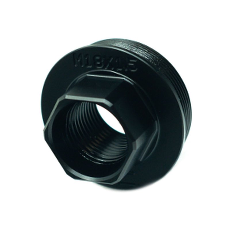 Faxon FF-MD-SIL-HUB-M18-01 M18x1.5 to 1.375x24 HUB Direct Thread Adapter