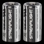 Streamlight CR123A Lithium Battery 3V High-Energy 2-Pack 85175