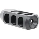 TacFire Tanker Muzzle Brake Black Oxide Steel with 1/2-28 threads 2.76\" OAL 1.37\" Diameter for 5.56x45mm NATO