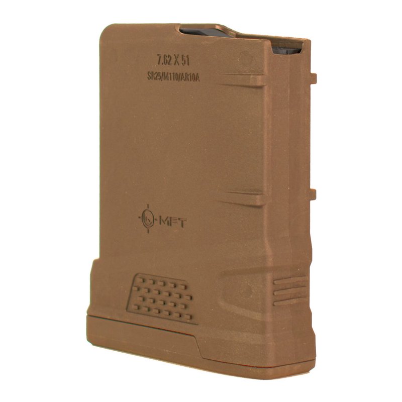 Mission First Tactical Extreme Duty AR-10 Magazine 7.62x51 NATO .308 10-Round SDE