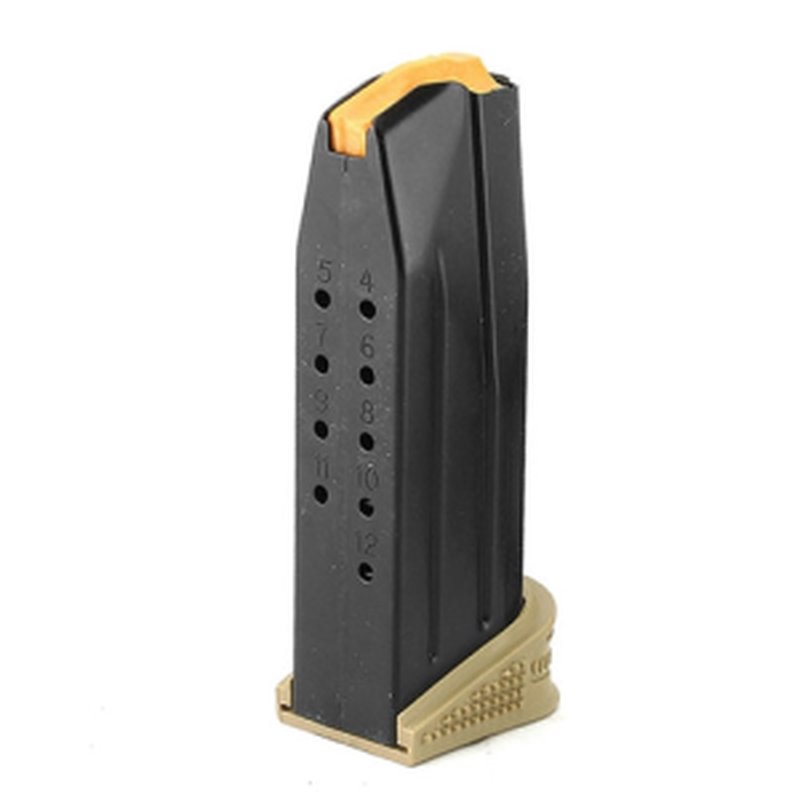FN AMERICA 509C Magazine 9mm 12rd FDE w/ Ext Floorplate