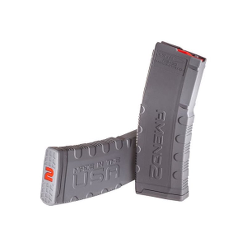 Amend2 556MOD2GRY30 MOD-2 Gray Detachable 30rd 223 Rem, 5.56x45mm NATO for AR-15, M16, M4