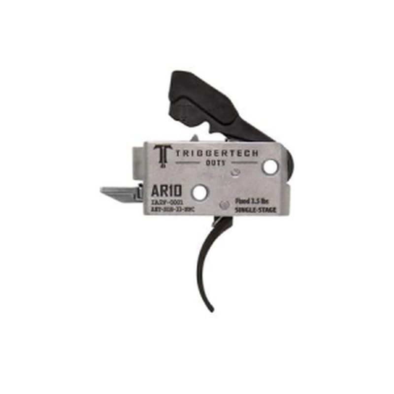 Triggertech Duty Curved Trigger Single-Stage 3.50 lbs Draw Weight Fits AR-10