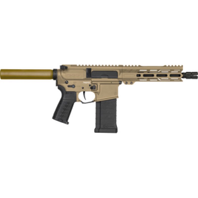 CMMG Mk4 Banshee 5.7x28mm 8in AR-15 Pistol Coyote Tan