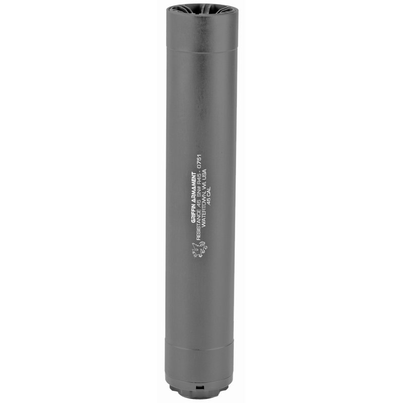 Griffin Armament Resistance 45 Fixed-Length Pistol Suppressor