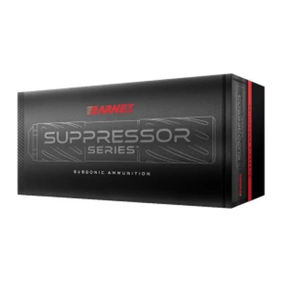 Barnes Bullets BAR Suppressed Optimized 308 Win Subsonic 205 Grain Ammunition