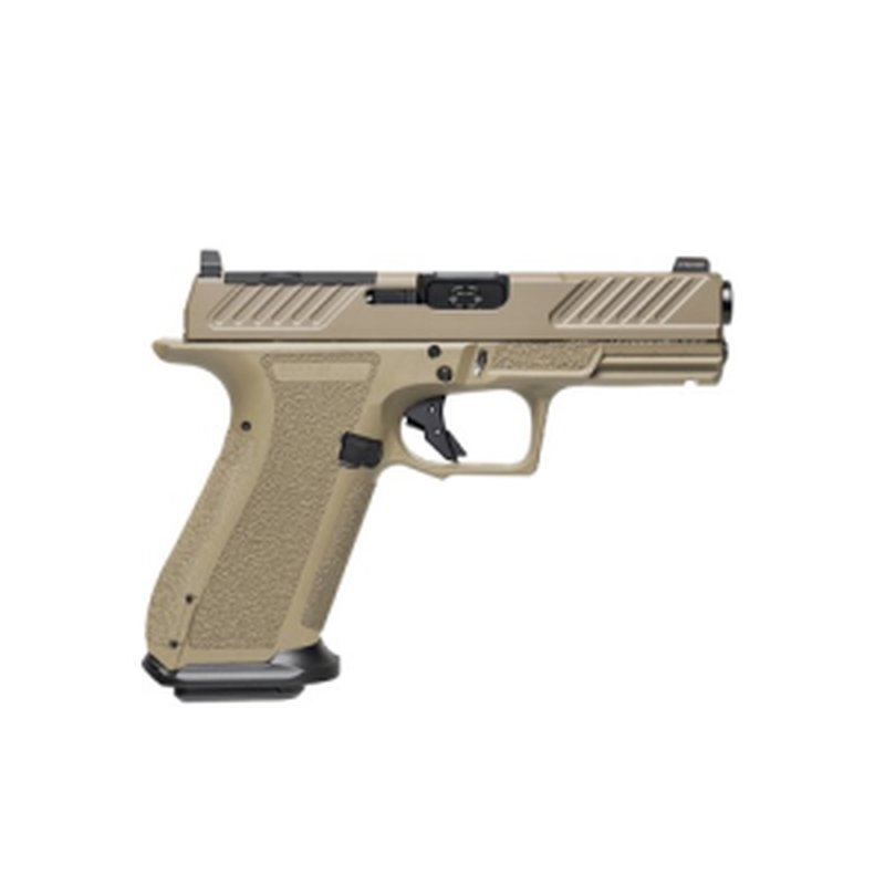 SHADOW SYSTEMS XR920 Combat 9mm 4\" 17rd Optic Ready Pistol w/ Night Sights | FDE