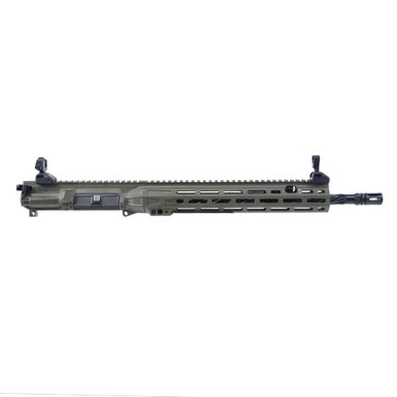 LWRC ICMKII 5.56 16" 1/7" 1/2-28 OD Green Short-Stroke Piston Upper
