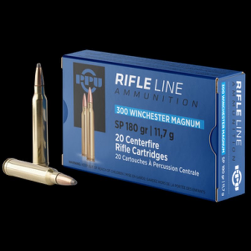 Prvi Partizan .300 Winchester Magnum SP 180gr Ammunition PP3003