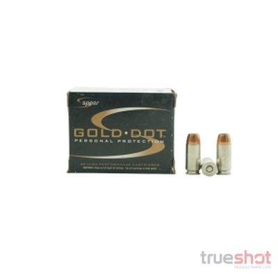 Speer Gold Dot Personal Protection 23962GD 40 S&W 180gr HP Ammo