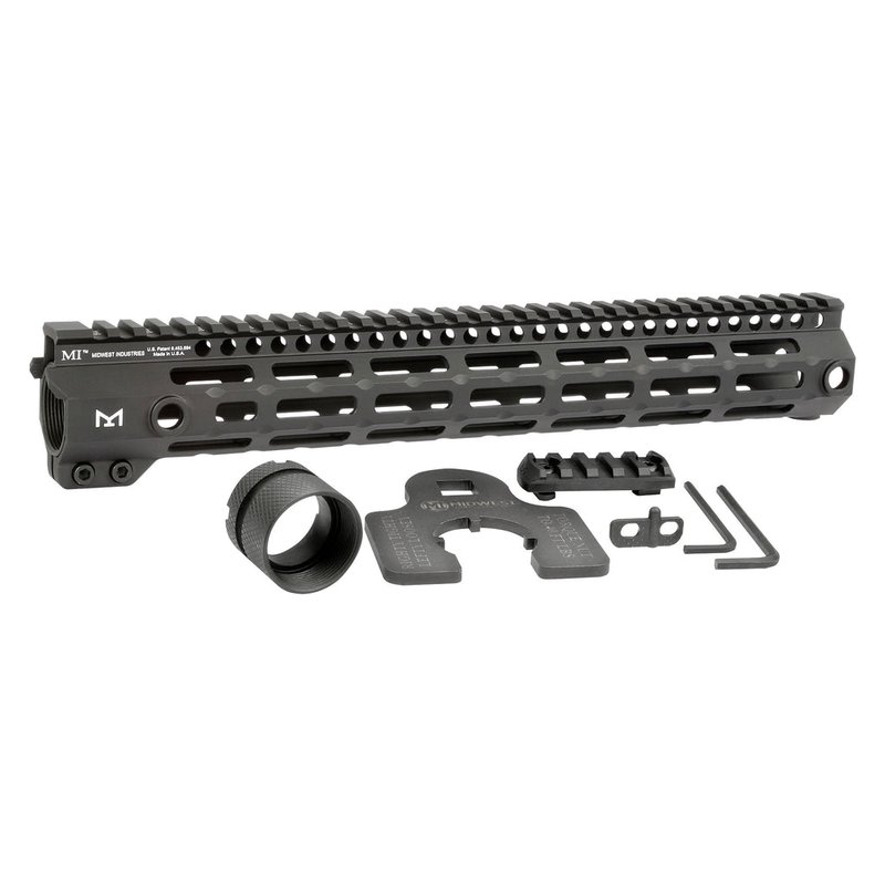 Midwest Industries Gen 4 M-Series M-LOK Free-Float Handguard 13.375 in Black