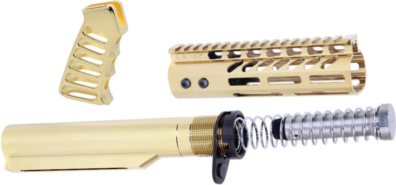 Guntec USA AR-15 Pistol Furniture Set w/ M-LOK Handguard and Mil Spec Tube