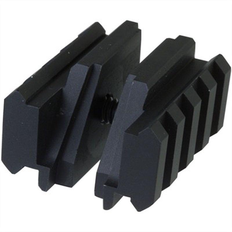 Atlas Metal Parts AR-15 Accessory Light Mount Aluminum Black 1.75in Dual Picatinny Rails