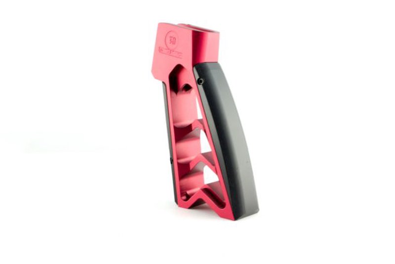 Tyrant CNC Mod Grip w/Standard Back Straps Red Medium