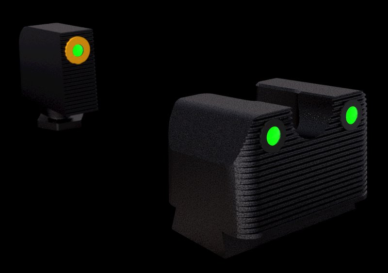 Rival Arms Tritium Night Sights Glock MOS 17/19 RA3A231G
