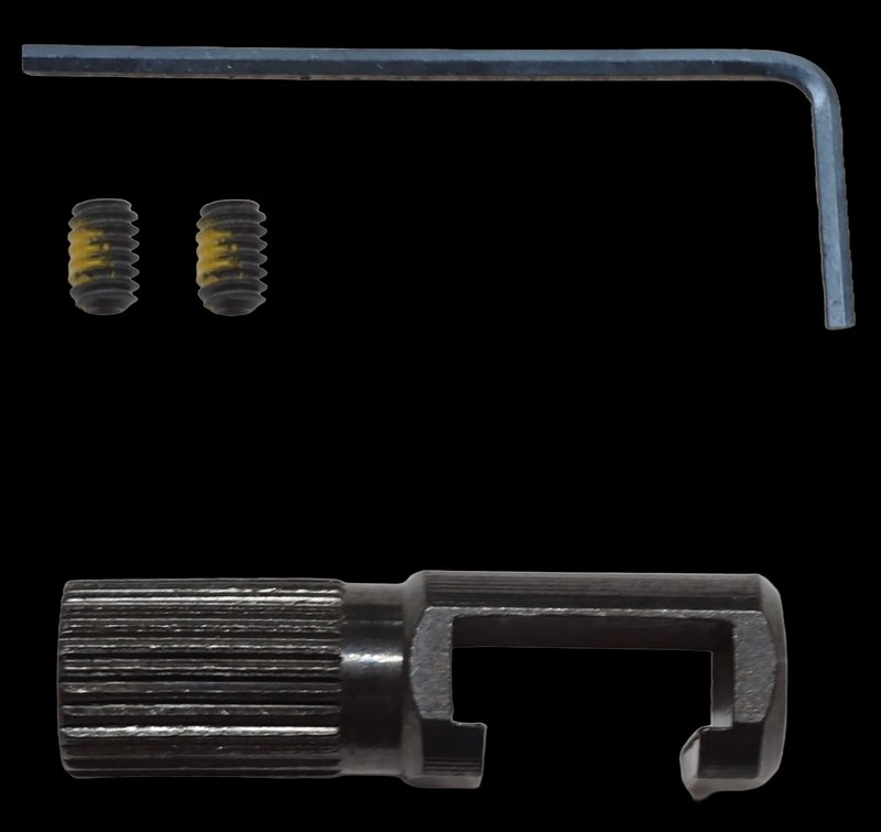 GrovTec GTHM79 hammer extension for T/C Contender & S&W Model 29 - ambidextrous black steel