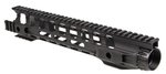 Fortis Manufacturing Night Rail Free Float Rail System 12 in MLOK Black