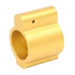 Guntec USA AR-15 Aluminum Low Profile .750 Gas Block Anodized Gold