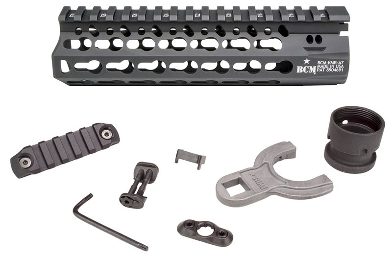 Bravo Company Mfg KeyMod 7" Float Handguard, Black - KMRA7556BK
