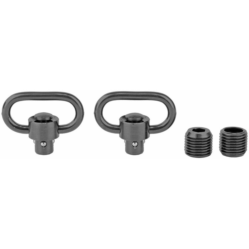 GrovTec GTSW295 Heavy Duty Push Button Quick Detach Sling Swivel Set Stainless Steel Bases