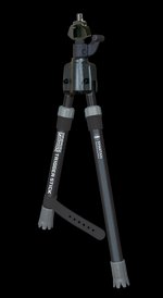 Primos Trigger Stick Gun-Mounted Bipod Short 12-16.5 in MagnaSwitch Spartan System 65828