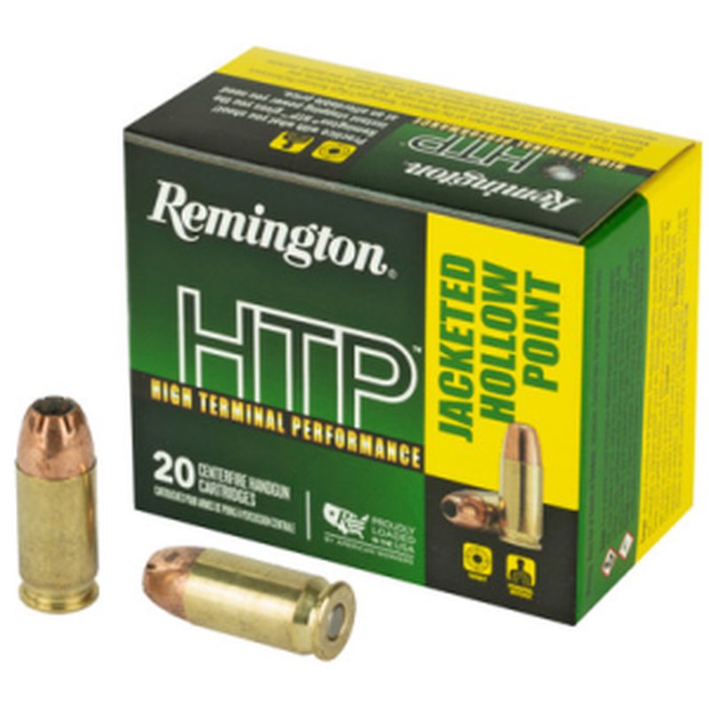 Remington HTP 45 ACP 230gr Jacketed Hollow Point Ammo (20 Rounds)