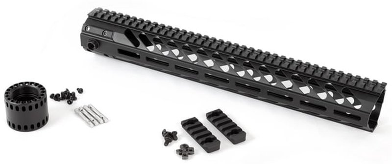 NEMO Arms 15" Small Frame Wide Grip M-LOK Handguard - NSP-SF-HG-WG15 Black