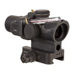 Trijicon ACOG TA44 Compact Rifle Scope 1.5x 16MM Dual-Illuminated Red Ring & 2 MOA Center Dot Reticle Q-LOC Mount Matte Black