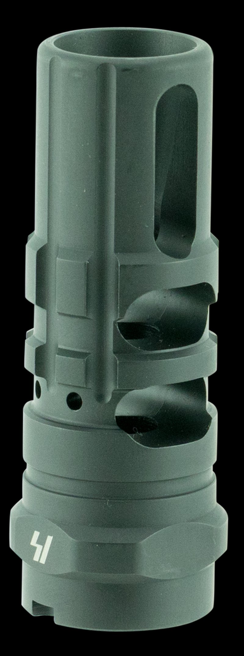 Strike Industries JComp Gen 2 AK Compensator 14x1 LH Thread 7.62x39mm Steel Black