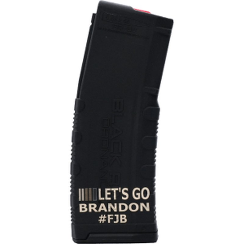 Black Rain Ordnance AR-15 30rd Magazine 5.56 NATO/.223 Rem LGB/FJB Laser Engraved Black