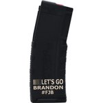 Black Rain Ordnance AR-15 30rd Magazine 5.56 NATO/.223 Rem LGB/FJB Laser Engraved Black