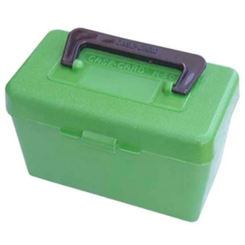 MTM Deluxe H-50 Multi-Caliber 50rd Green Large Ammo Box