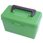 MTM Deluxe H-50 Multi-Caliber 50rd Green Large Ammo Box