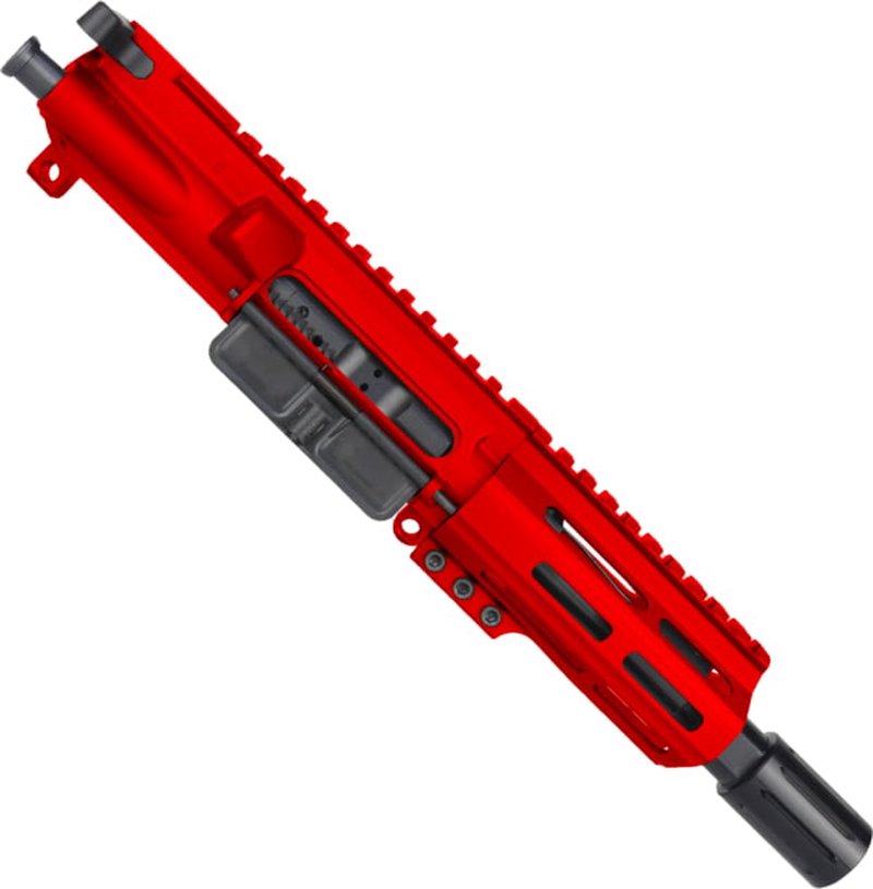 ABC RIFLE COMPANY AR-15 .223 Remington/5.56x45mm NATO Micro Pistol 5in Barrel M-LOK Handguard Upper Receiver w/BCG And Charging Handle