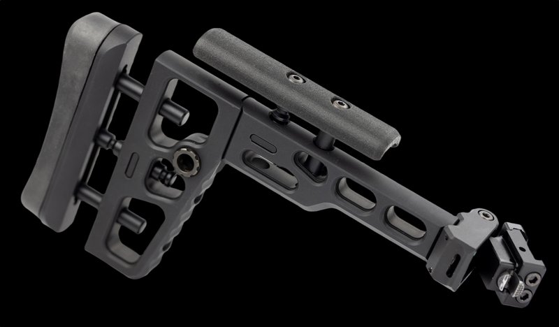 Samson S.A.S-K 9in Folding Tactical Stock with Picatinny Adapter