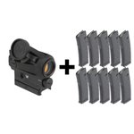 VORTEX SPARC AR Red Dot + 10 Magpul PMags M2