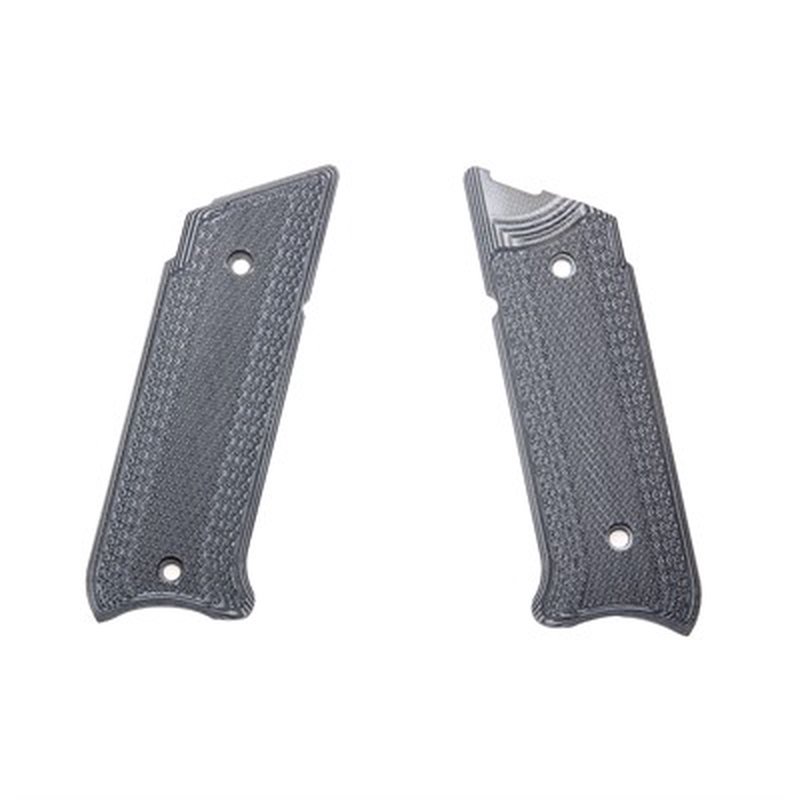 Pachmayr Ruger MkIV G10 Grips Gray/Black Checkered