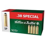 Sellier & Bellot SB38C Handgun Ammunition .38 Special 158gr Soft Point SP