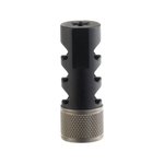 Snowy Mountain Rifle Company Snowflake 3 Port Muzzle Brake 30 Caliber Black