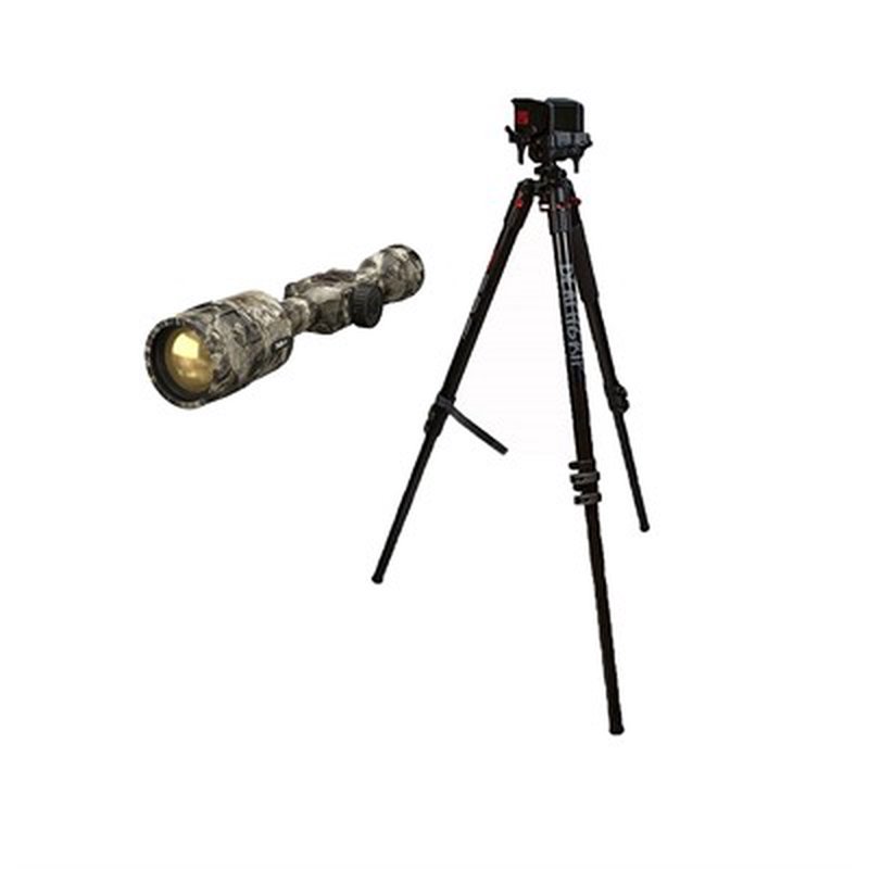 ATN ThOR 4 4.5-18x Thermal Scope With Deathgrip Tripod