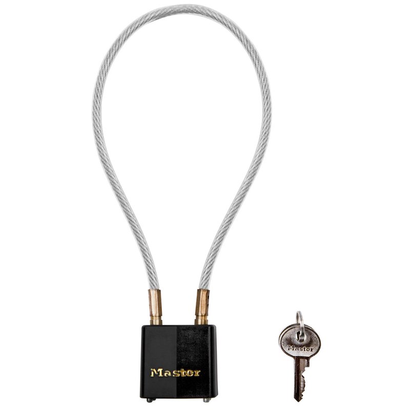 MasterLock 99KADSPT Cable Gun Lock 14-Inch Braided Steel Cable Keyed Alike