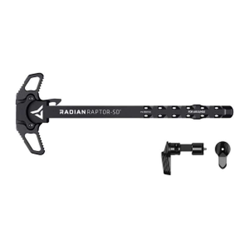 Radian Raptor-SD AR-15 Ambidextrous Charging Handle & Talon 45/90 Ambi Safety Black