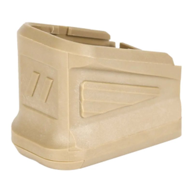 ZEV BPAD-G17-5-FDE +5 Base Pad Glock 17R Magazines FDE