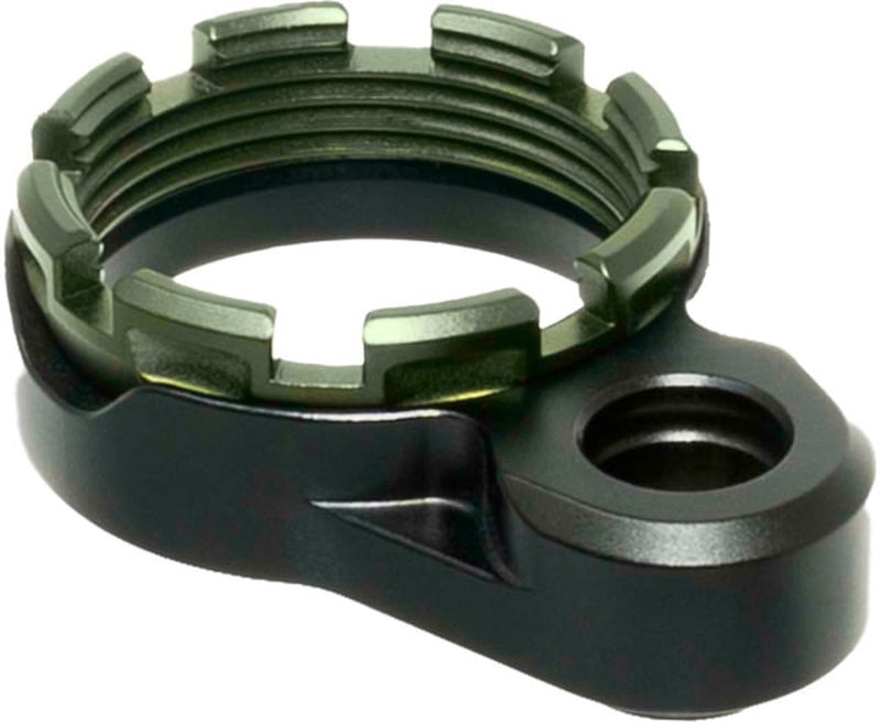 Fortis Manufacturing K1 Lightweight Enhanced Castle Nut End Plate Combo 360 Degree Quick Detach OD Green Black LE